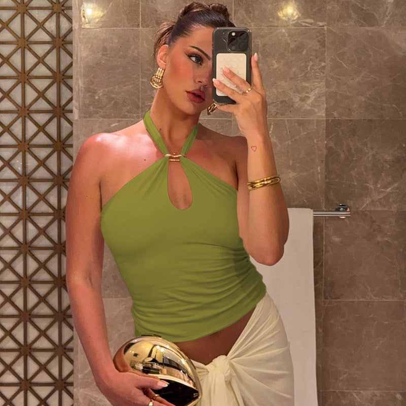 Ivory Halterneck Top